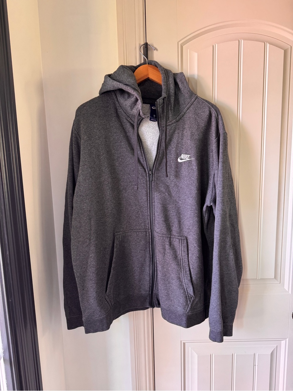 Nike Dark Gray Full-Zip Hooded Sweatshirt